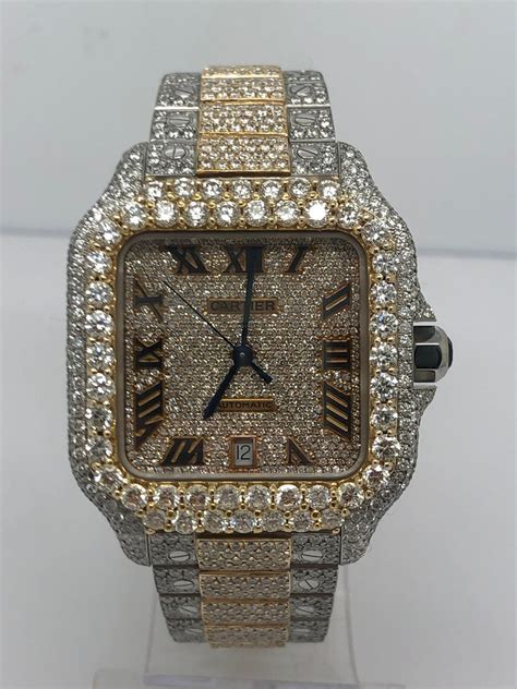 cartier replica watch iced|imitation cartier watches.